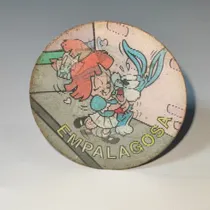 Comprar Tazo Lenticular Tiny Toons #8 Buster & Elvira 1994 Sabritas