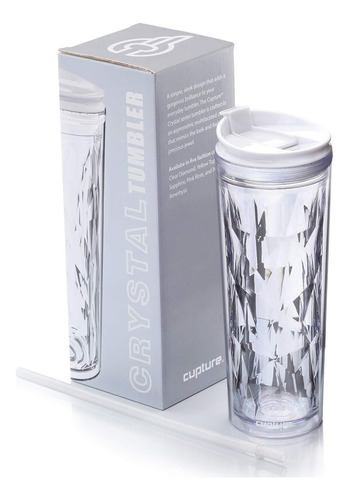 Vaso De Agitar Crystal Click & Seal Bebidas Calientes O...