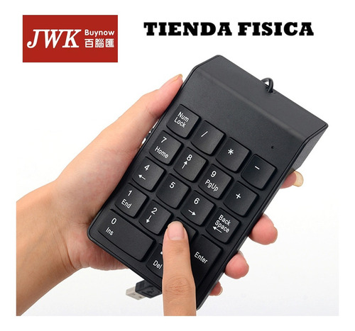 Mini Teclado Numero Usb Jwk