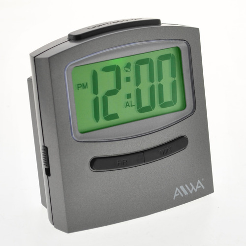 Imagen 1 de 8 de Reloj Despertador Sensor Luz Lcd Digital Aiwa Snooze Ddmb004