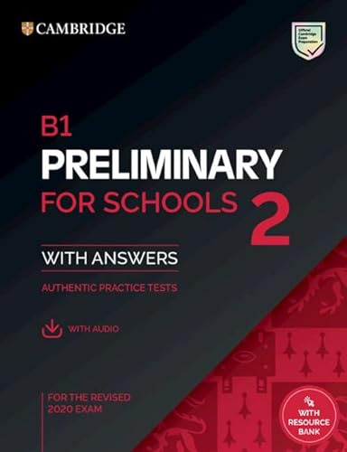 B1 Preliminary For Schools 2 Practice Tests With Answers Aud