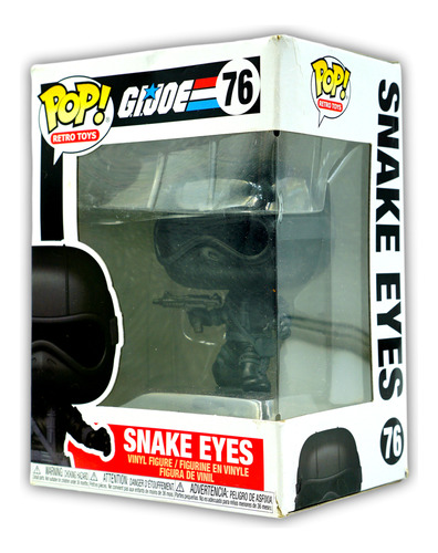 Funko Pop Retro Toys Gi Joe Snake Eyes #76