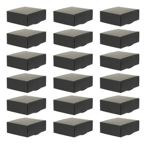 Cajas Para Empaquetar Caja De Cartón Negra Pequeña 20 Piezas