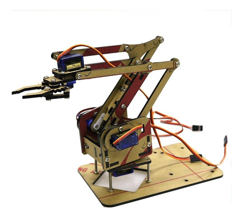 Estructura Brazo Robotico Arduino Uno Principiantes Hexero