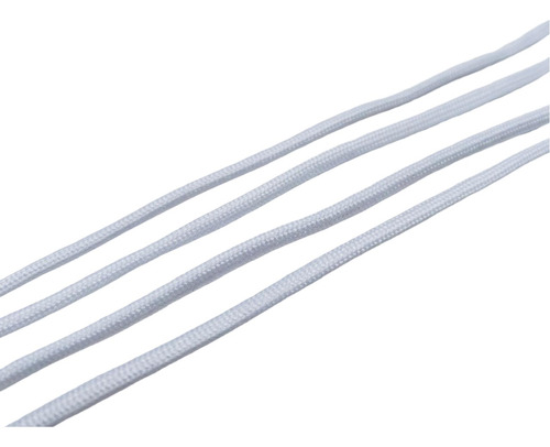 Agujetas/cordones Para Todo Tipo De Calzado Calidad Premium 075-agujeta Redonda Blanca De 120cm