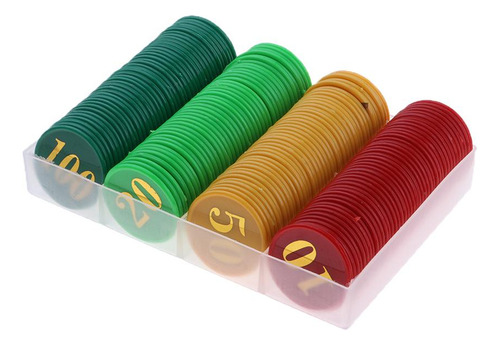 3 De Tablero De Fichas De Póquer De 160 Piezas De Casino De