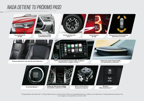 Imagen 12 de 15 de Hilux 4x4 D/c Srv 2.8 Tdi 6 M/t Marzo 2023