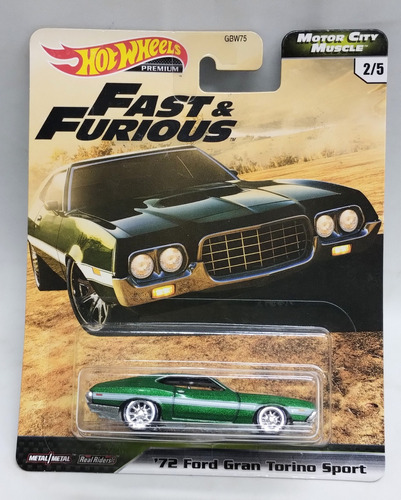 Hot Wheels Ford Gran Torino Sport 72 Rapido Furioso Premium 