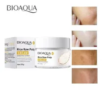 Comprar Crema Rice Exfoliating Gel Bioaqua Crema arroz ácido hialuronico para todo tipo de piel de 50mL\u002F50g 20 años