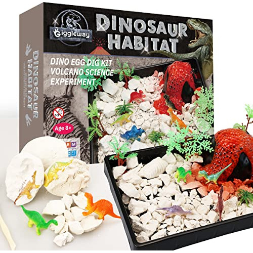 Crea Un Hábitat De Dinosaurios Kit De Excavación De H...