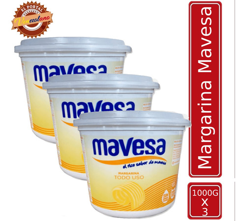 Mantequilla Mavesa 1000 G X 3 - g a $30