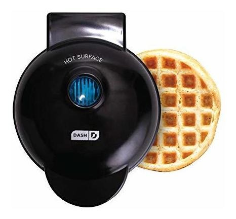 Waflera Dash Máquina De Mini Wafle Color Negro Antiadherente