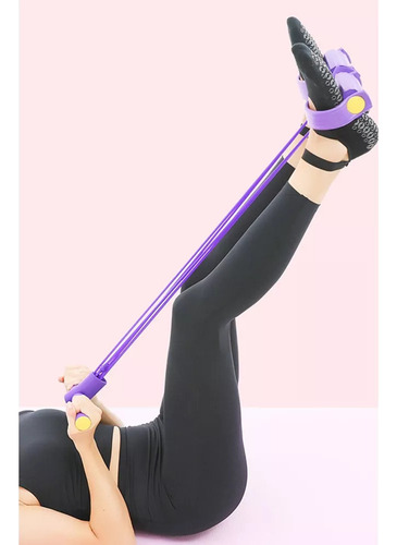 Tirador De Pedales De Fitness, 4 Tubos, Cuerda