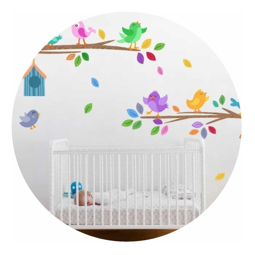 Vinilos Decorativos Para Pared Infantiles Nido 150 De Ancho