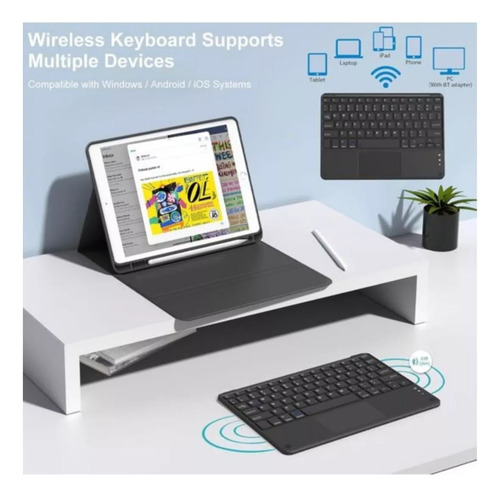 Carcasa Funda Con Teclado Touchpad Para iPad 10ma Gen 10.9