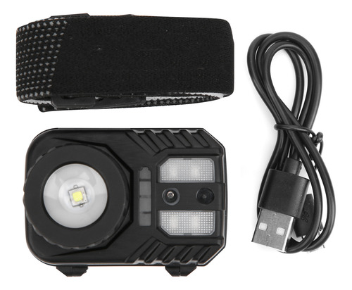 Linterna Frontal De Gran Brillo Xpg+cob Con Batería Integrad