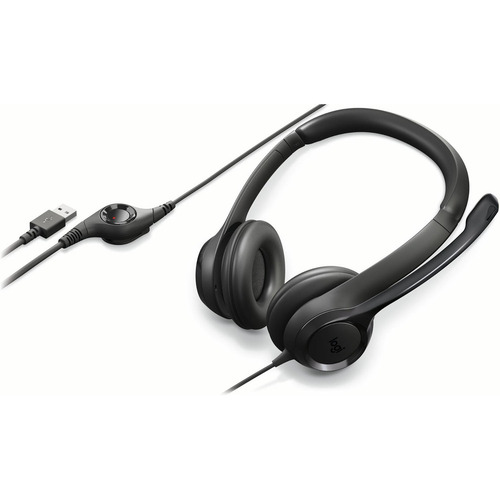 Auriculares Logitech H390 , On Ear , Conexión Cable USB 1.9Mts , Frecuencia 20 Hz - 20 kHz , Color Negro