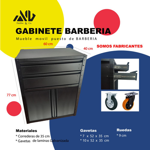 Mueble De Barbería 