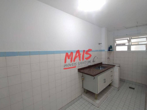 Imagem 8 de 10 de Apartamento Com Vista Para O Mar, 1 Dormitório, 60 M² - Aparecida - Santos/sp - Ap4960