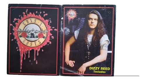 Cartas,internacional Rock Cards, De Guns And Roses,y D. Reed