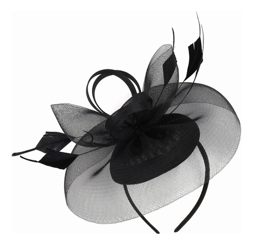 (bk) Sombrero Fascinator Pillbox Para Mujer, Cóctel, Té, Fie