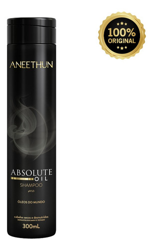 Shampoo Absolute Oil Hidratação Profunda Aneethun 300ml