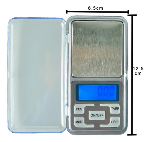 Bascula Gramera Digital De 0.01gr X 500 Gramos Blanco 500 G