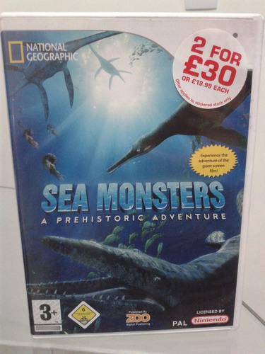 Sea Monsters Wii Pal Europeu Zerado Digno Coleção Raridade