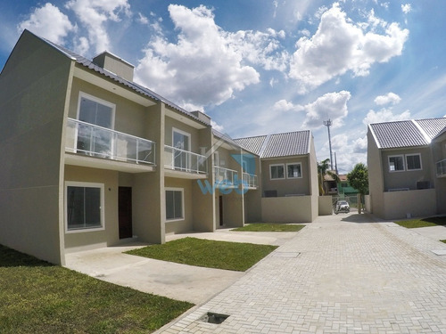 Imagem 5 de 26 de Lindos Sobrados Em Condomínio À Venda Na Região Do Vitória Régia, Com 3 Quartos, Sala, Cozinha Americana, Lavabo E Banheiro Social. - Ca02047 - 70683629