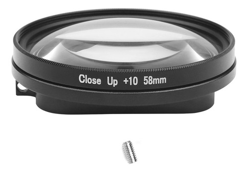 Para 6 Estojos Impermeáveis, Lente Macro De 58 Mm, Ampliação