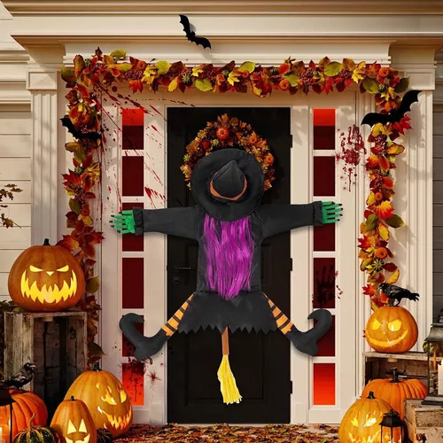 . Colgante Decorativo De Halloween Que Se Estrella Contra