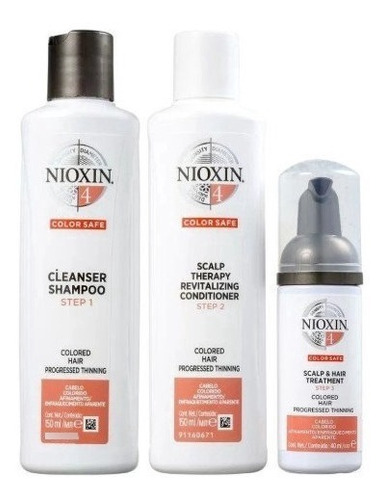 Imagem 1 de 2 de Nioxin 4 System Kit Cabelo Fino E Visivelmente Enfraquecido