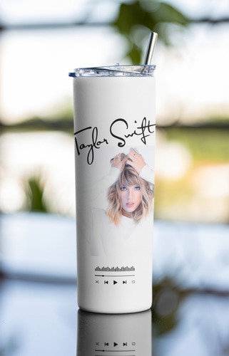 Termo Skinny Tumbler 20 Oz. Taylor Swift Firma