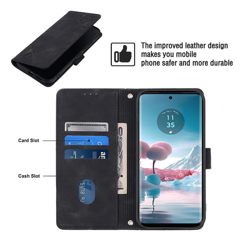 Carcasa For Motorola Moto Edge 40 Neo Cartera Flip Cover