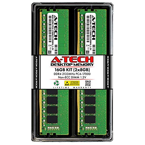 A-tech 16 Gb (2 X 8 Gb) Ddr4 2133 Mhz Udimm Pc4-17000 (pc4-2