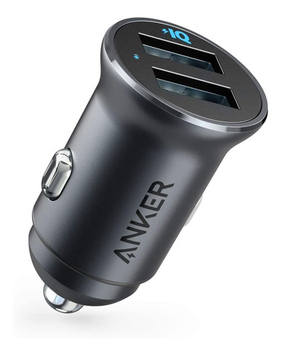 Anker Car Charger, Mini 24w 4.8a Metal Dual Usb Car Charger,