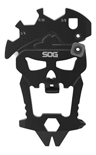 Sog Macv Tool Sm1001 - Negro Rigido, 12 Herramientas En Una: