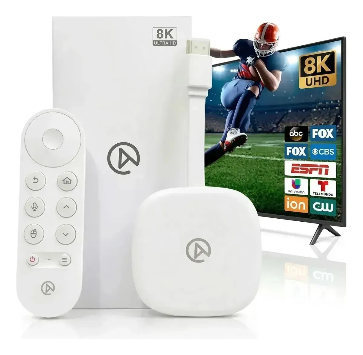 Smart Tv Stick V11 Android 11 8k 3a Geração 2026 Wifi 5g Branco