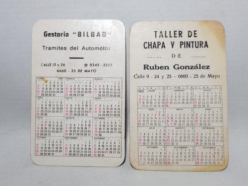 Imagen 8 de 8 de Antiguos Almanaques De Bolsillo Eróticos Lote X 6 Mag 59037