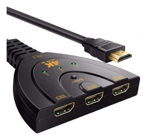 Switch Adaptador Hdmi 3 Puertos Conmutador Selector 4khdmi03