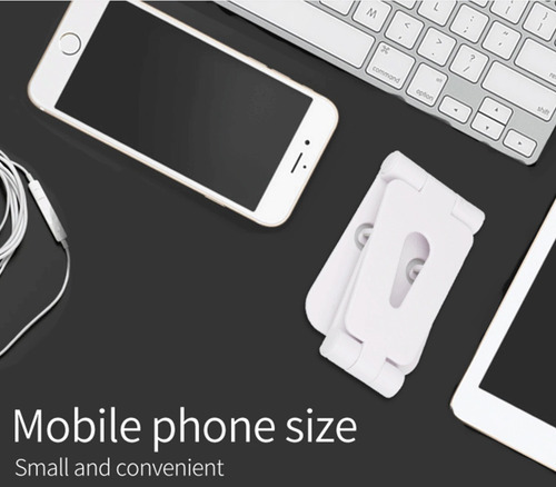 Imagen 8 de 10 de Soporte Atril Celular Apoya Tablet Plegable Base Regulable