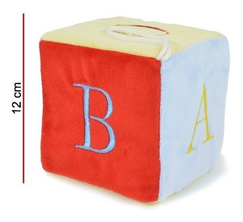 Imagen 2 de 5 de Cubo Didáctico Con Sonajero Y Letras Phi Phi Toys 2549