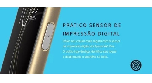 Sony Xperia Xa1 Plus G3426 Dourado 32gb 5.5 Dual - Vitrine