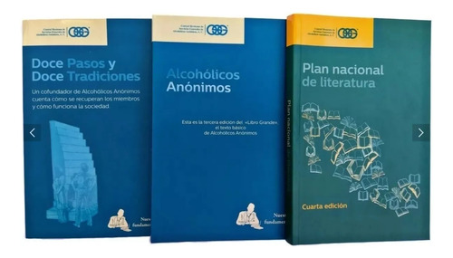 A. A. 12 Pasos Y 12 Tradiciones, Plan Nacional De Literatura