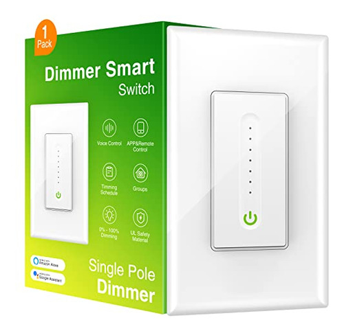 Ghome Smart Dimmer Switch Compatible Con Alexa Google Home