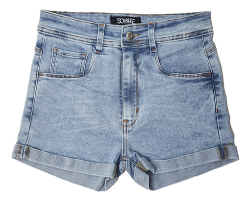 Short Jean Elastizado Mujer Calce Perfecto - Varios Talles 