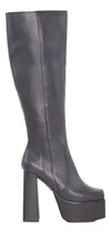 Comprar Botas Luciano Marra Caña Alta Punta Cuadrada Con Taco Y Plat