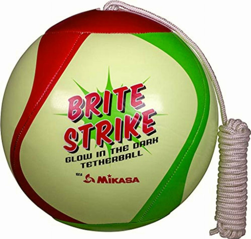 Mikasa Glow In The Dark Balón Con Cuerda Para Exteriores,