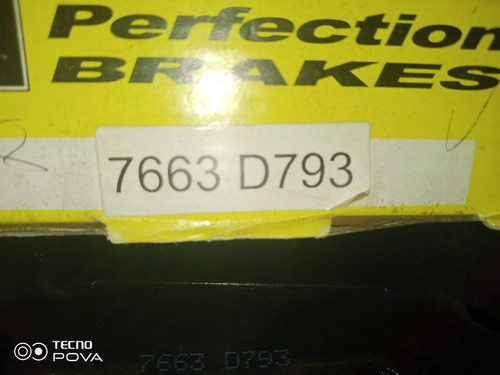 Pastilla De Freno 7663/ Honda Odyssey (99/04) Delantera 