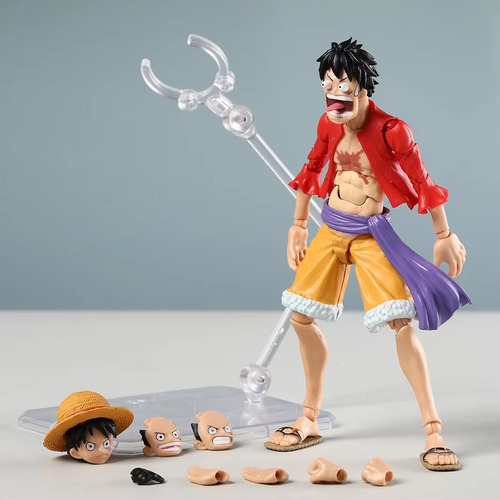 Figura De Anime Shf One Piece Monkey D. Luffy, Modelo Articu